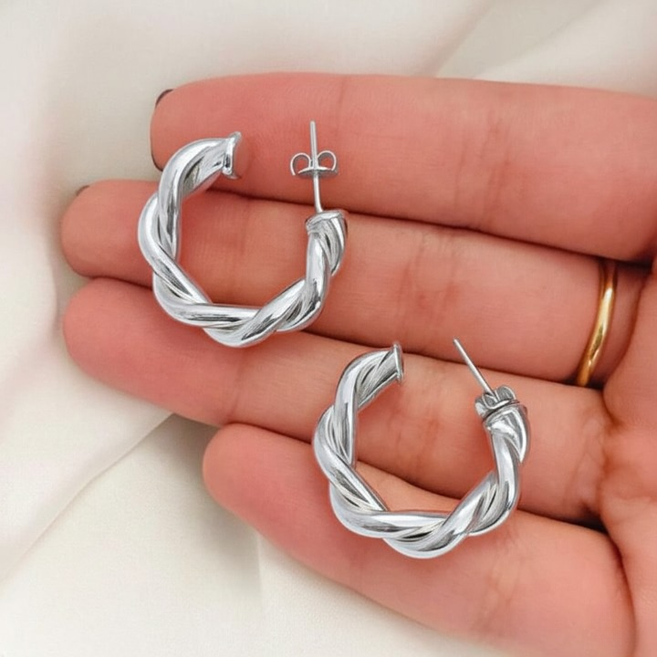 Luxury Twisted Sparkle Earrings