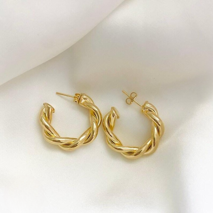 Luxury Twisted Sparkle Earrings