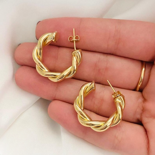 Luxury Twisted Sparkle Earrings