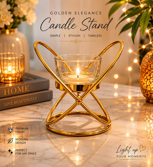 Noir Aura Candle Stand