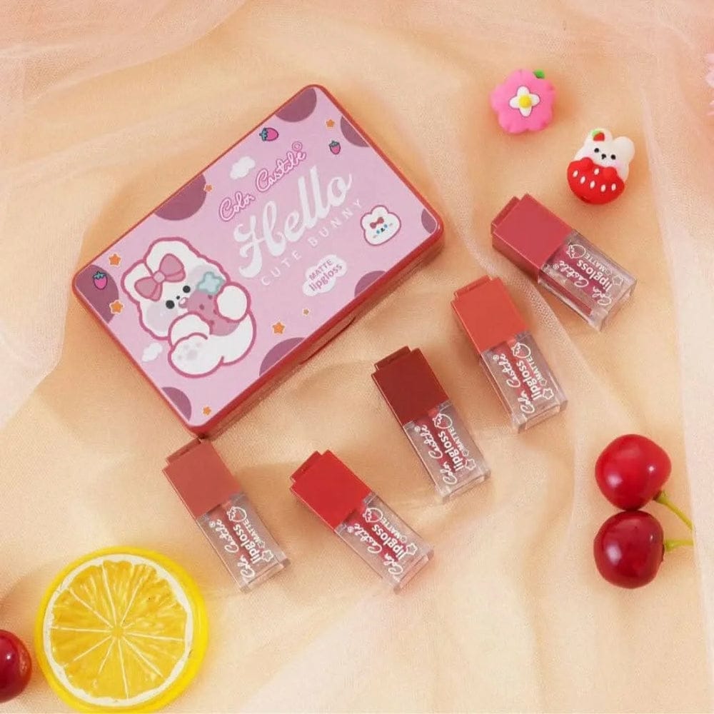 Color Castle Velvet Matte Lip Gloss Set – Pack Of 5 - Multi Color