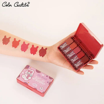 Color Castle Velvet Matte Lip Gloss Set – Pack Of 5 - Multi Color